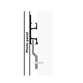 GeckoTeq Cleat Z Bar Zelfklevende Ophang Rail - per set van 2